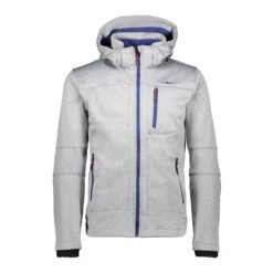 Cmp M Jacket Zip Hood Softshell Melange