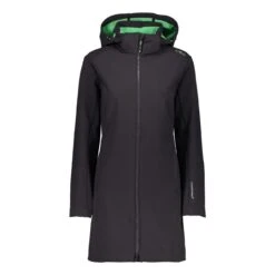 Cmp W Zip Hood Coat Softshell